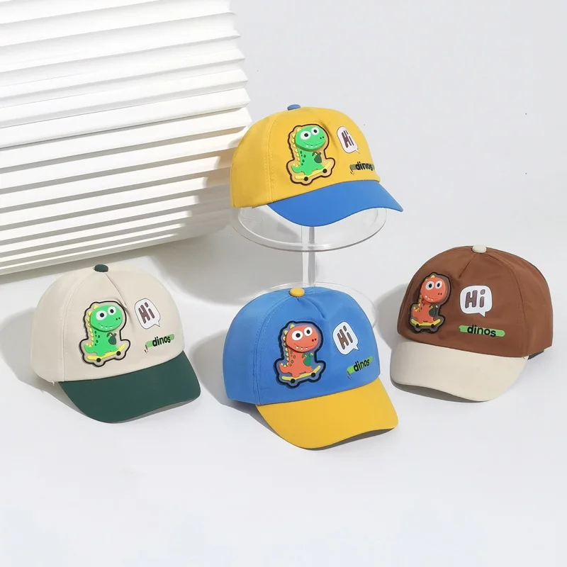 Cute Cartoon Dinosaur Baby Baseball Cap Summer Outdoor Infant Boys Girls Sun Hat Soft Toddler Kids Peaked Caps
Cute Cartoon Dinosaur Baby Baseball Cap Summer Outdoor Infant Boys Girls Sun Hat Soft Toddler Kids Peaked Caps