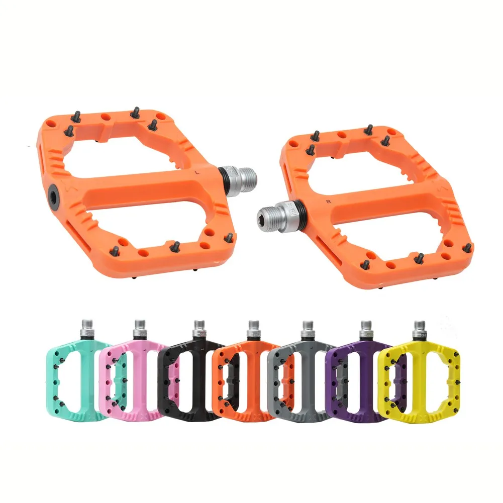 DU Sealed Bearing Pedals for Mountain Bikes with Nylon Composite Frame and 14mm Chromoly Steel Axle for Reliable Daily Use
DU Sealed Bearing Pedals for Mountain Bikes with Nylon Composite Frame and 14mm Chromoly Steel Axle for Reliable Daily Use