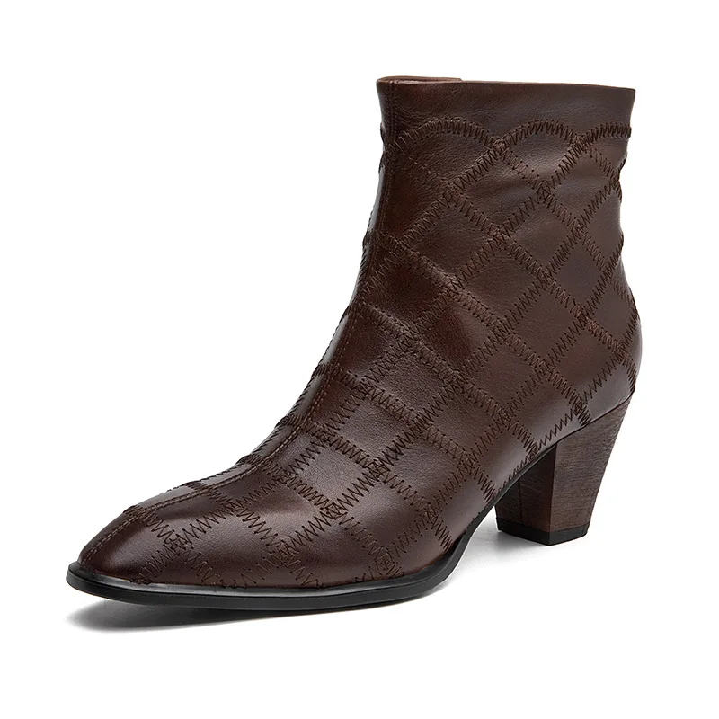 High-quality Retro Nostalgic Style Cowhide Women's Shoes All Genuine Leather Women's Boots Ankle Boots
High-quality Retro Nostalgic Style Cowhide Women's Shoes All Genuine Leather Women's Boots Ankle Boots