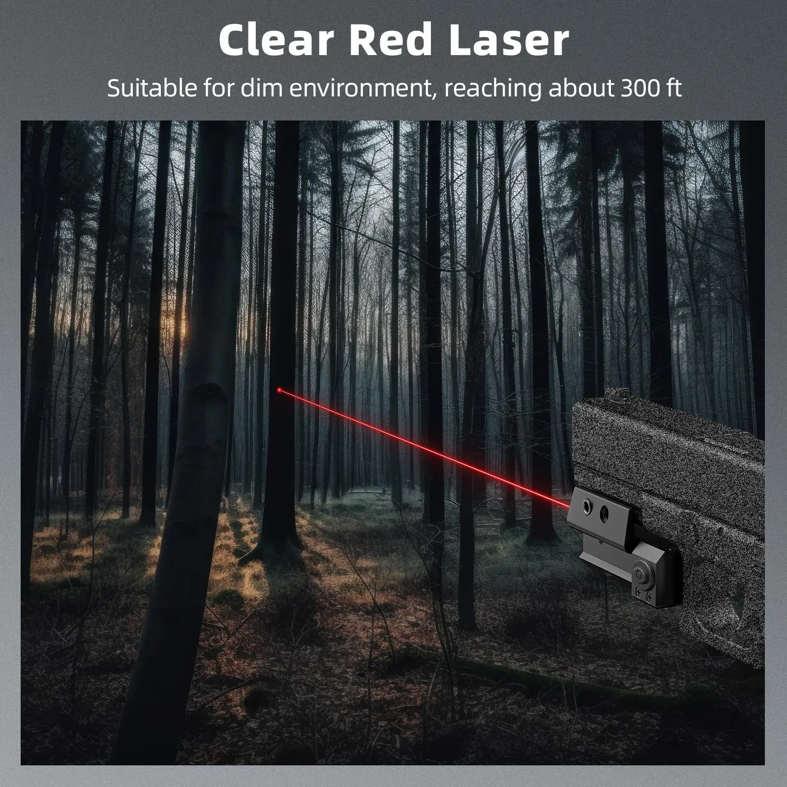 Pistol Laser Sight Rechargeable Red Pistol Laser Sight 21MM Picatinny Rail Ambidextrous Switches Aircraft grade Aluminum Housing
Pistol Laser Sight Rechargeable Red Pistol Laser Sight 21MM Picatinny Rail Ambidextrous Switches Aircraft grade Aluminum Housing