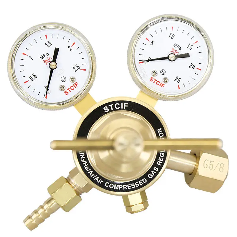 All-copper pressure reducing valve Nitrogen pressure reducing gauge,
All-copper pressure reducing valve Nitrogen pressure reducing gauge,