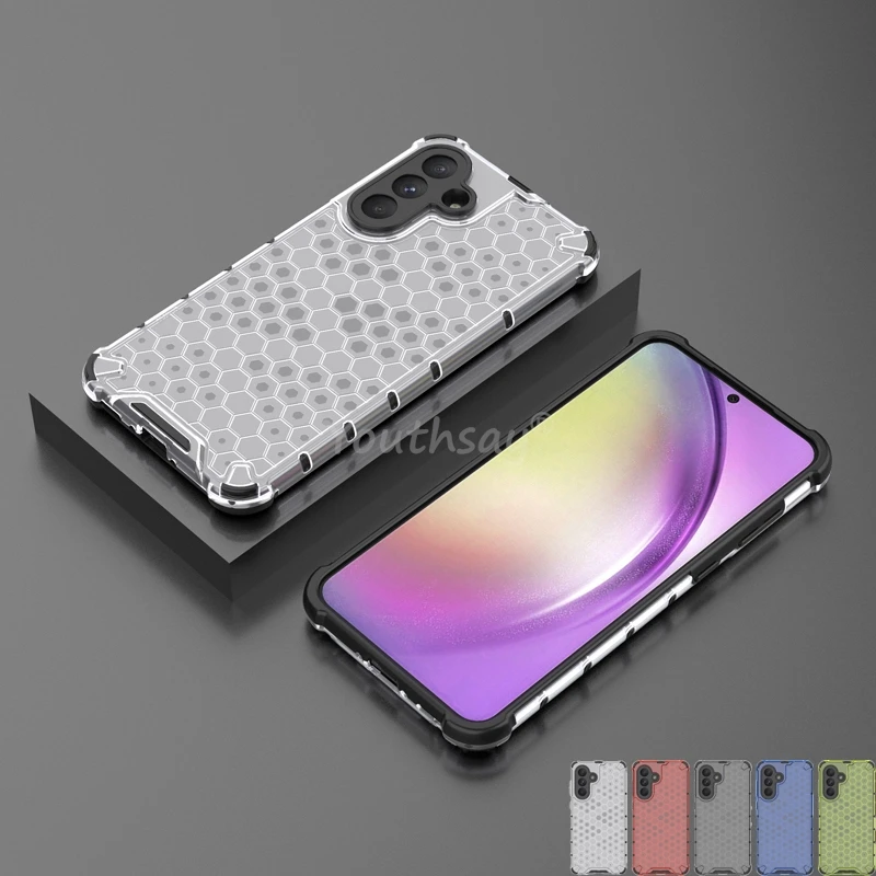 Honeycomb Shockproof For Samsung Galaxy A56 Case Armor Capa Samsung A56 Cover TPU Translucent Protector Cover Galaxy A56 5G Case
Honeycomb Shockproof For Samsung Galaxy A56 Case Armor Capa Samsung A56 Cover TPU Translucent Protector Cover Galaxy A56 5G Case