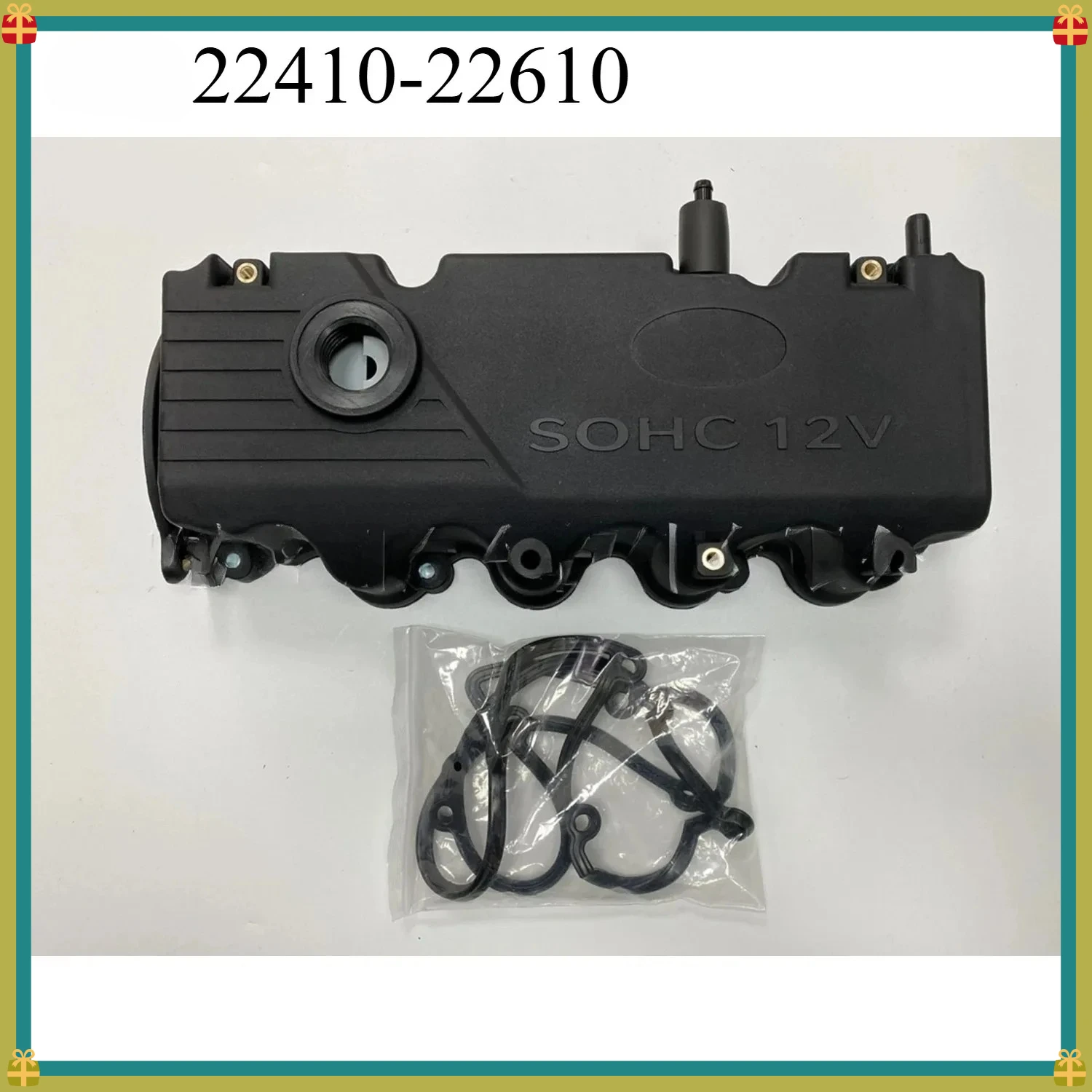 22410-22610 Automotive Valve Cover 22410-22610 For Hyundai Accent Hatchback (LC), GETZ Hatchback/Wagon (TB)
22410-22610 Automotive Valve Cover 22410-22610 For Hyundai Accent Hatchback (LC), GETZ Hatchback/Wagon (TB)