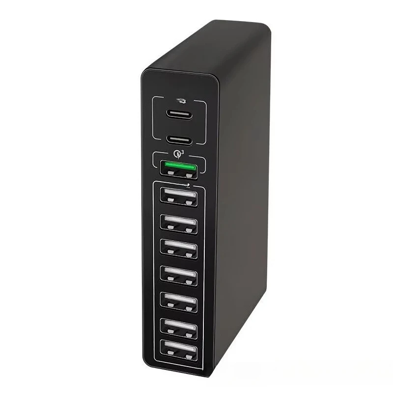 75W 2-Port USB Fast Charging Desktop Adapter with Short Circuit Protection
75W 2-Port USB Fast Charging Desktop Adapter with Short Circuit Protection