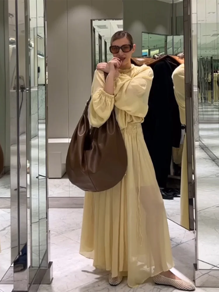 Fashion Chiffon Suit For Women V-neck Lace Up Flare Sleeve Waist Slim Shirt With Loose Tight Waist-scarf Skirt Summer Beach Set
Fashion Chiffon Suit For Women V-neck Lace Up Flare Sleeve Waist Slim Shirt With Loose Tight Waist-scarf Skirt Summer Beach Set