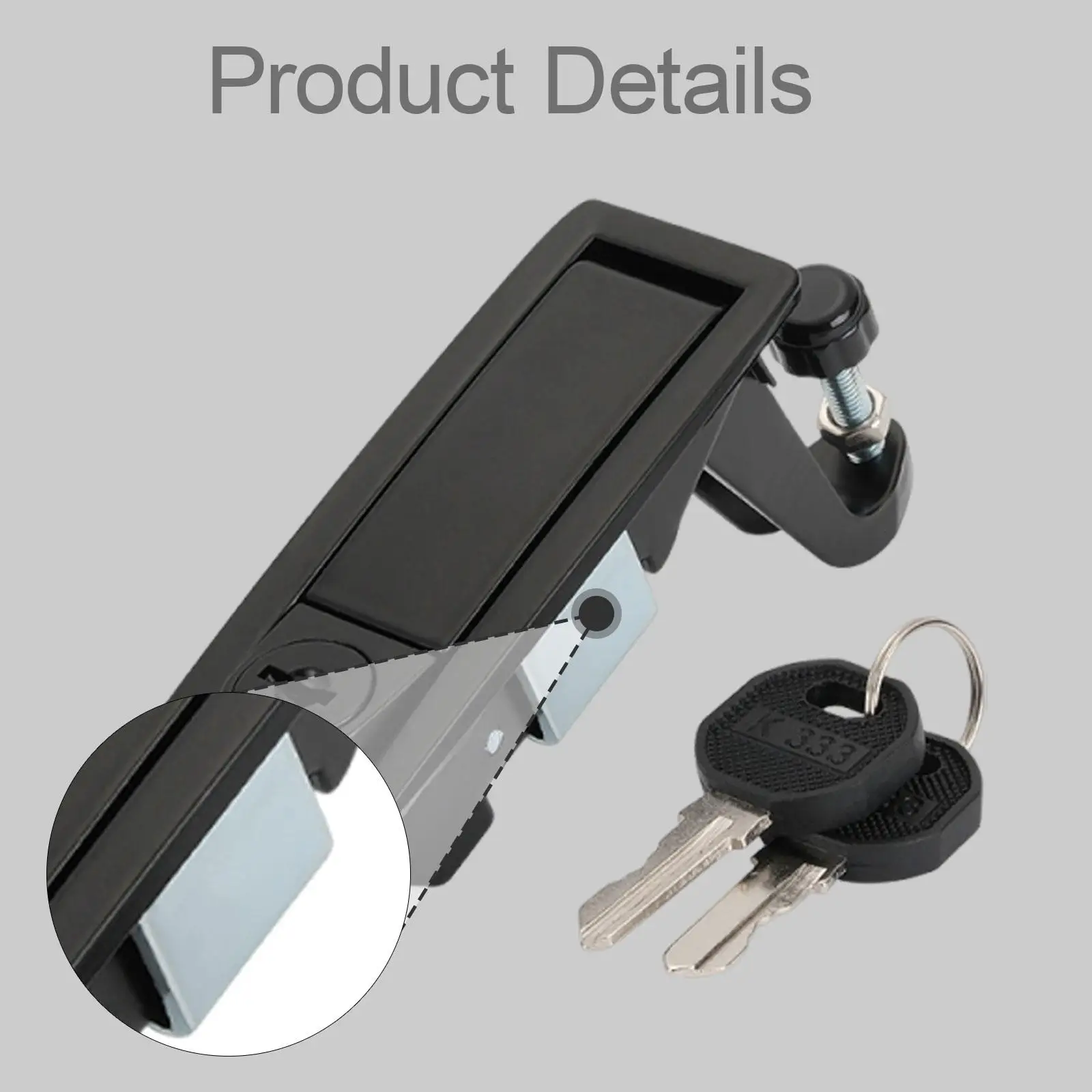 Compression Latch Lock Compact Size Zinc Alloy Practical T-shaped Lock Multipurpose for Drawer Cabinet
Compression Latch Lock Compact Size Zinc Alloy Practical T-shaped Lock Multipurpose for Drawer Cabinet