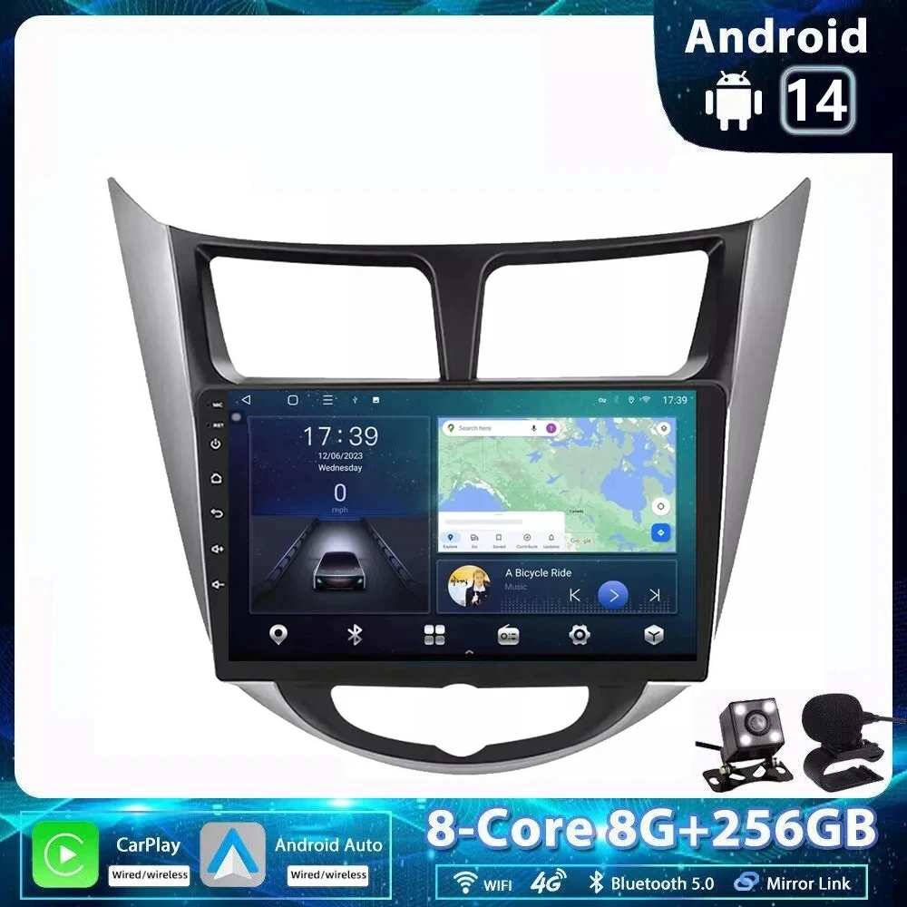Wireless Carplay Car Radio For Hyundai Solaris Verna Accent 1 2010-2016 Multimedia Player 2Din GPS Mirror link Head Unit 4G+WIFI
Wireless Carplay Car Radio For Hyundai Solaris Verna Accent 1 2010-2016 Multimedia Player 2Din GPS Mirror link Head Unit 4G+WIFI