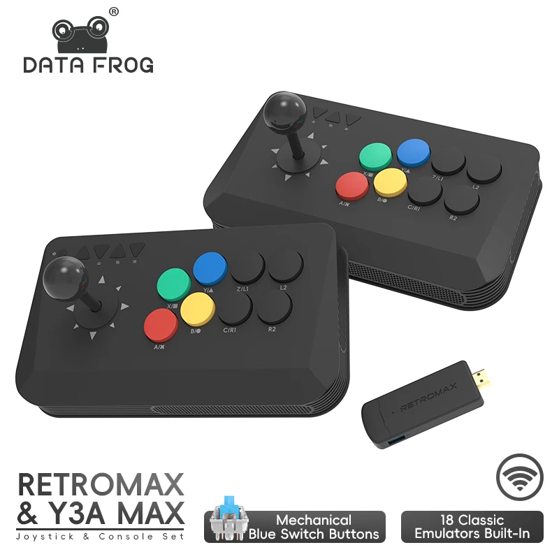 Data Frog Arcade Fighter Stick – Joystick for Windows, iOS, Android & TV Box, Supports Street Fighter & M8 Retro Game Stick
Data Frog Arcade Fighter Stick – Joystick for Windows, iOS, Android & TV Box, Supports Street Fighter & M8 Retro Game Stick