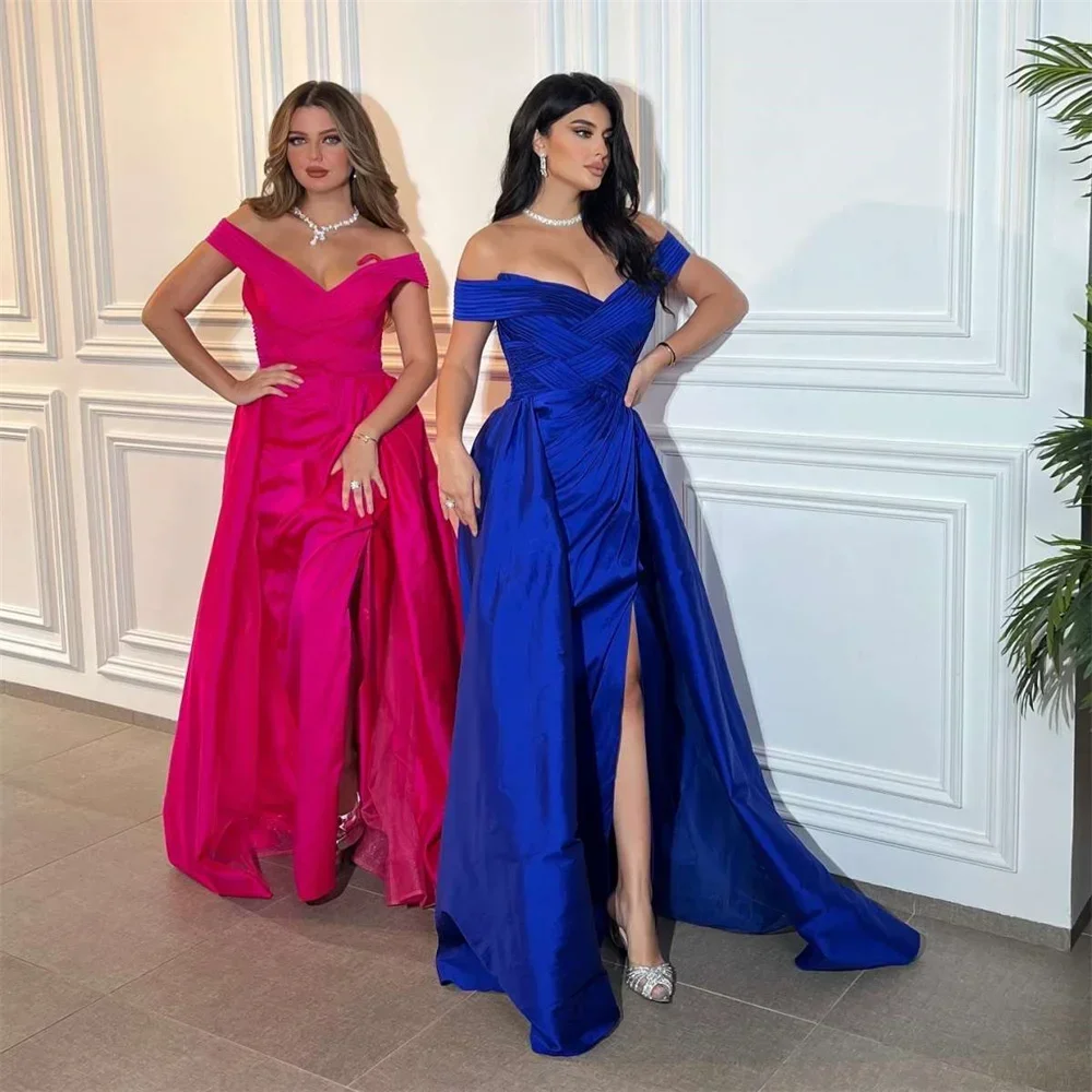 Customized Evening Gown Saudi Arabia Prom Dearin Off-the-shoulder Ball Floor Length Skirts Layered Ruffle Bespoke Occasion Dress
Customized Evening Gown Saudi Arabia Prom Dearin Off-the-shoulder Ball Floor Length Skirts Layered Ruffle Bespoke Occasion Dress