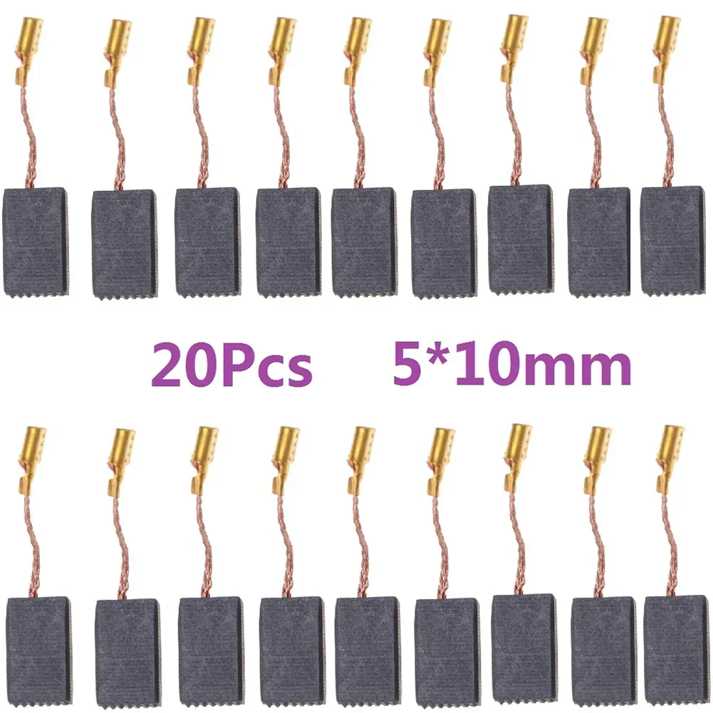 20Pcs Carbon Brushes 5*10*15mm For Electric Motors Bosch 125 14-150 Electric Motor Angle Grinder Parts Accessories Carbon Brush
20Pcs Carbon Brushes 5*10*15mm For Electric Motors Bosch 125 14-150 Electric Motor Angle Grinder Parts Accessories Carbon Brush