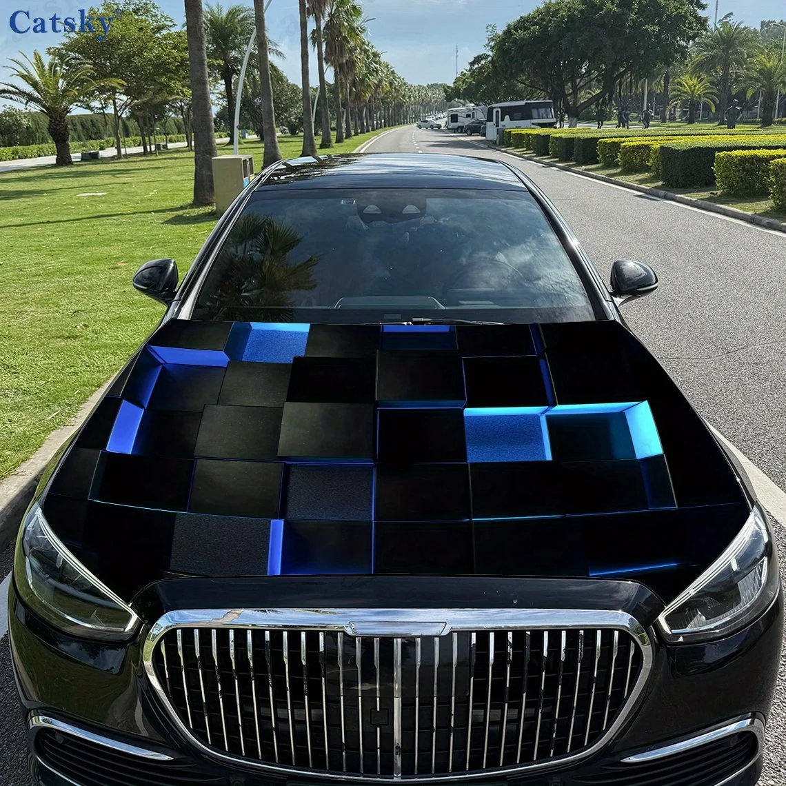 Blue Light Cube Car Vinyl Wraps Car Hood Film Self-adhesive Sticker Waterproof And Scratch Resistant, Suitable For Most Vehicles
Blue Light Cube Car Vinyl Wraps Car Hood Film Self-adhesive Sticker Waterproof And Scratch Resistant, Suitable For Most Vehicles
