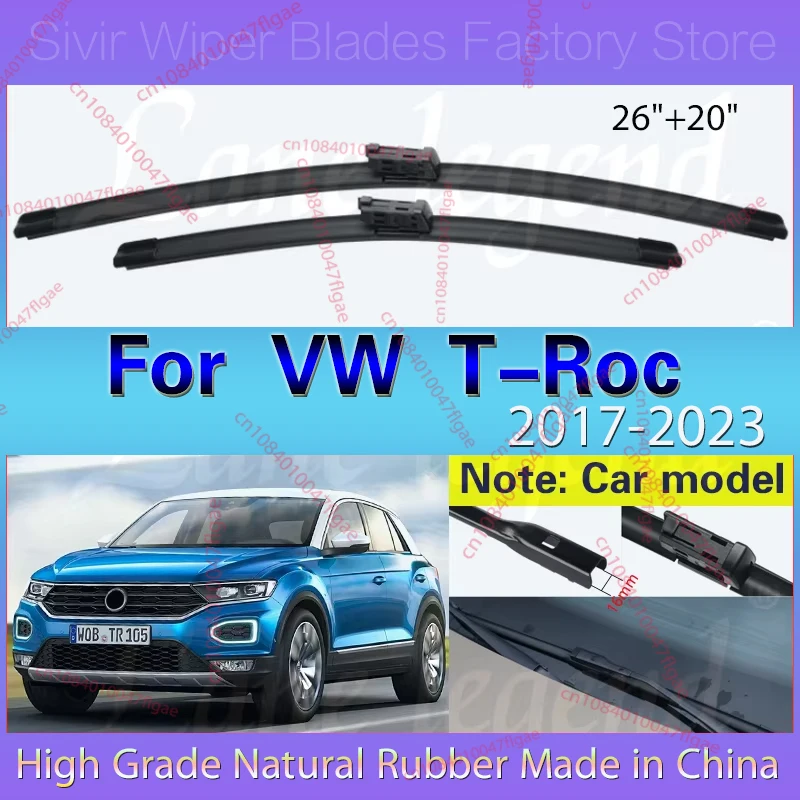 For Volkswagen VW T-Roc 2017 2018 2019 2020 2021 2022 2023 Car Wiper Blade Front Windscreen Windshield Wipers Car Accessories
For Volkswagen VW T-Roc 2017 2018 2019 2020 2021 2022 2023 Car Wiper Blade Front Windscreen Windshield Wipers Car Accessories