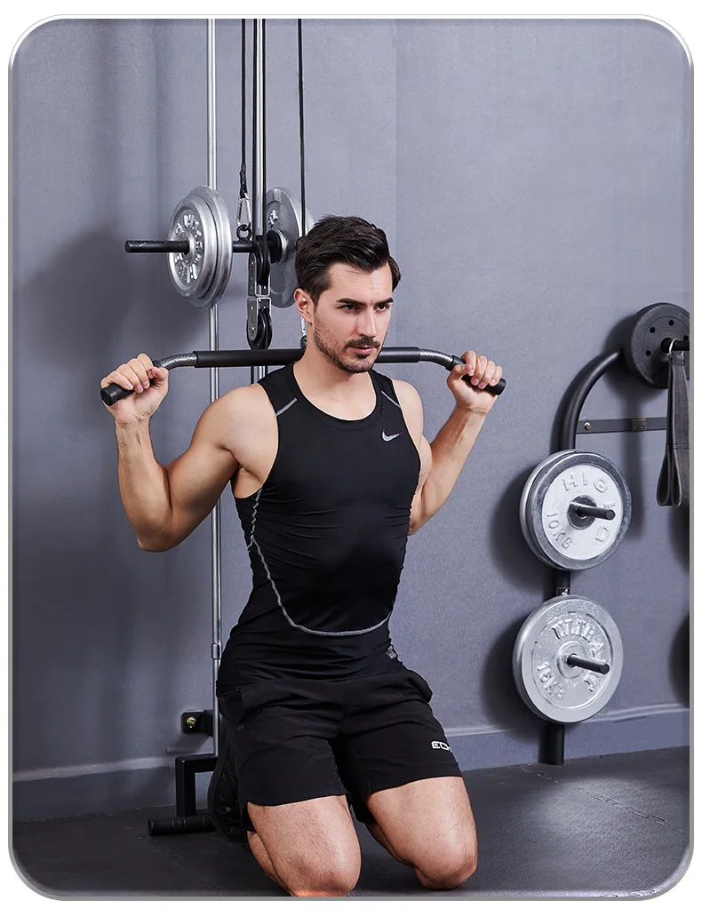 Fitness Equipment withLower Handle, Straight pull rod, Long pull rod, High pull rod, Weight-bearing trainer handle accessories
Fitness Equipment withLower Handle, Straight pull rod, Long pull rod, High pull rod, Weight-bearing trainer handle accessories