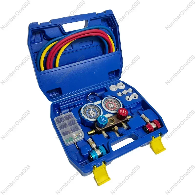 Экологически чистый алюминиевый корпус клапана, групповой стол, взрывозащищенная бутылка, стол хладагента, группа R134a, двойной клапан
Экологически чистый алюминиевый корпус клапана, групповой стол, взрывозащищенная бутылка, стол хладагента, группа R134a, двойной клапан