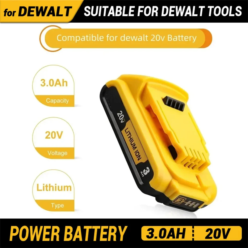Аккумулятор Reaoaoone, сменные аккумуляторы для электроинструментов DeWalt 20 В, совместимые с DCB206, DCB205, DCB204, DCB200
Аккумулятор Reaoaoone, сменные аккумуляторы для электроинструментов DeWalt 20 В, совместимые с DCB206, DCB205, DCB204, DCB200