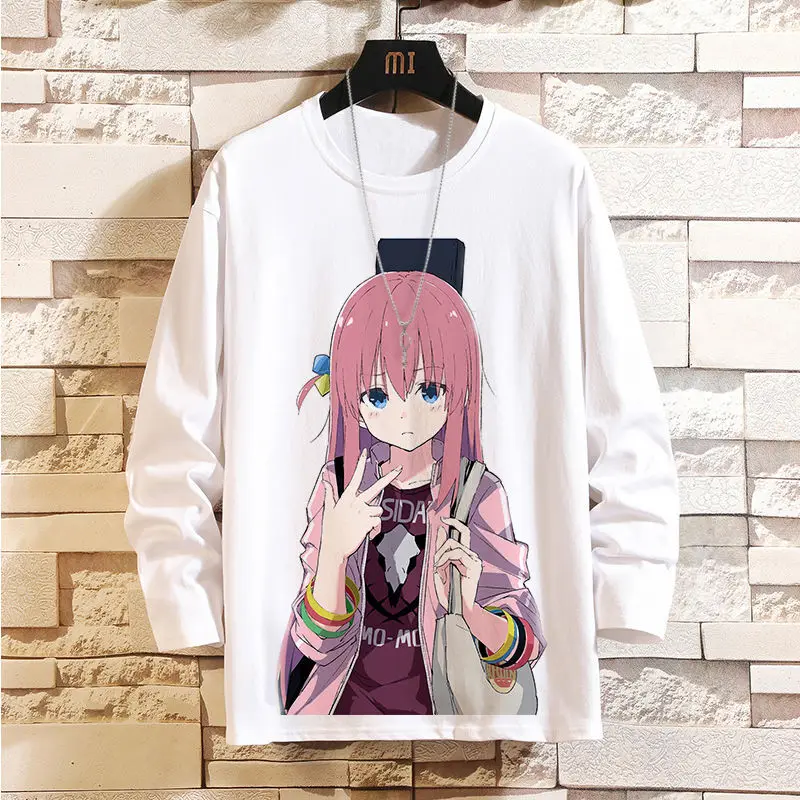 Anime Game Lonely Shake Long Sleeve T-Shirt Goto Ichiri Same Style Cosplay Unisex End Band Clothing
Anime Game Lonely Shake Long Sleeve T-Shirt Goto Ichiri Same Style Cosplay Unisex End Band Clothing