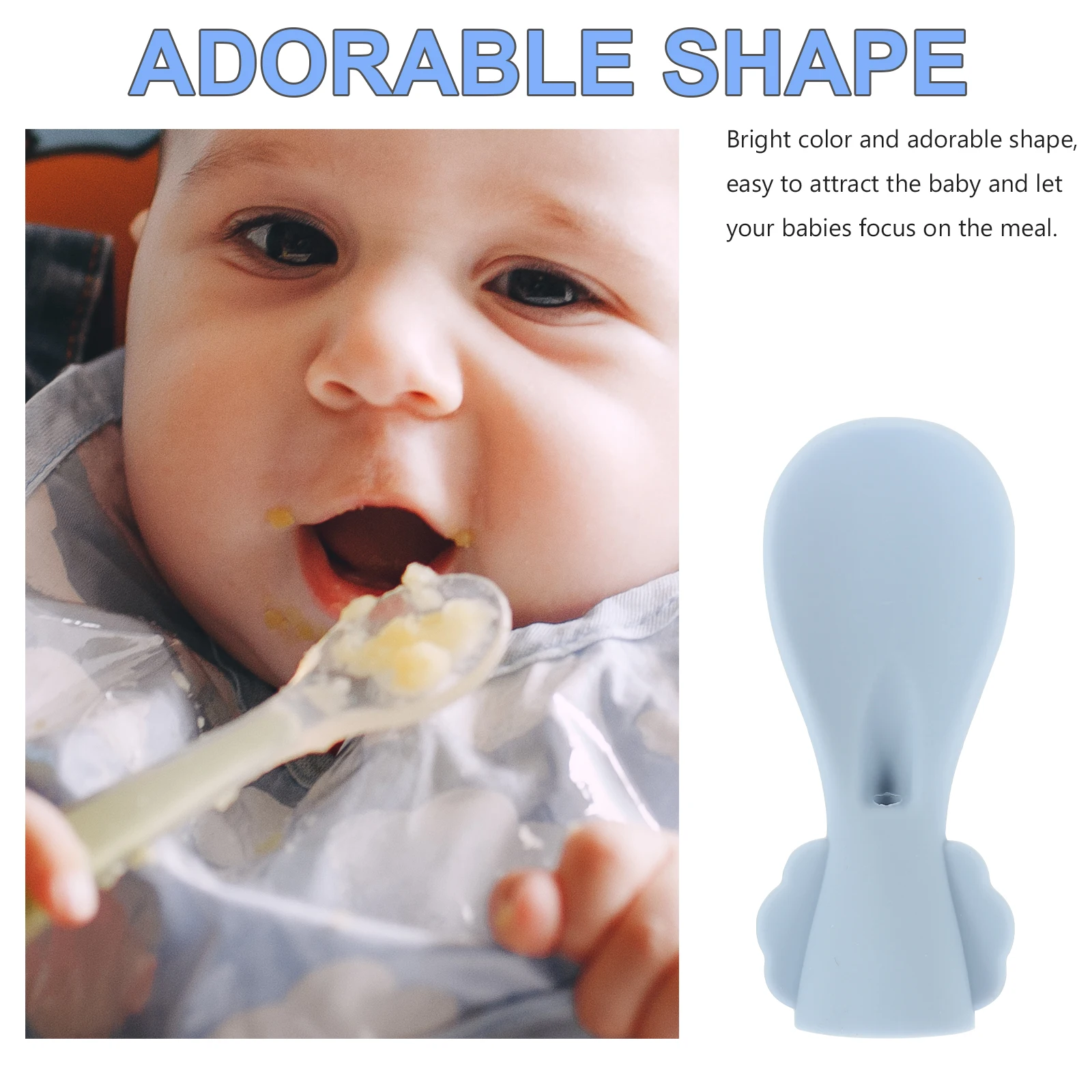 2pcs Silicone Spoon Head Suction Bag Complementary Food Toddler Scoops Baby Feeding Spoons Reusable Weaning Kitchen Bar
2pcs Silicone Spoon Head Suction Bag Complementary Food Toddler Scoops Baby Feeding Spoons Reusable Weaning Kitchen Bar