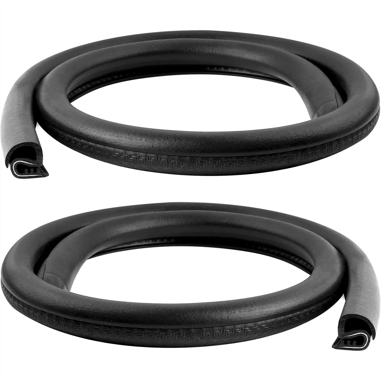 Car Door Weather Stripping 2.62Ft 2PCS, Rubber Edge Trim with U-Shaped Metal Clips for Noise Reduction, Push-in Seal Strip Black
Car Door Weather Stripping 2.62Ft 2PCS, Rubber Edge Trim with U-Shaped Metal Clips for Noise Reduction, Push-in Seal Strip Black