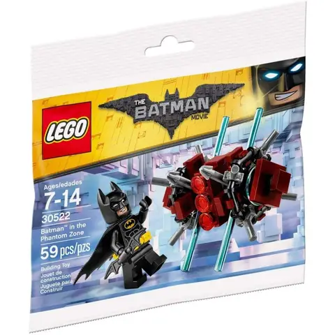 LEGO-Batman dans la zone fantôme, thème du film LEGO Batman, Polybag 30522 (2017), 59 pièces, 7-14