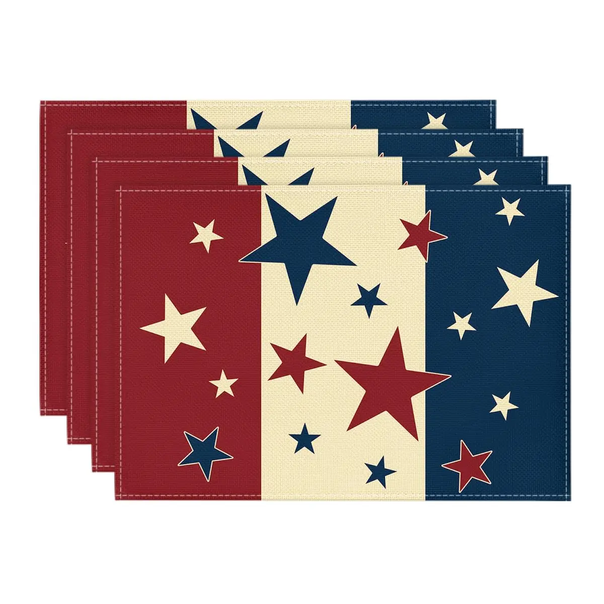 Stars Stripes Patriotic 4th of July Placemats , 12x18 Inch Independence Day Table Mats for Party Kitchen Dining Decoration
Stars Stripes Patriotic 4th of July Placemats , 12x18 Inch Independence Day Table Mats for Party Kitchen Dining Decoration