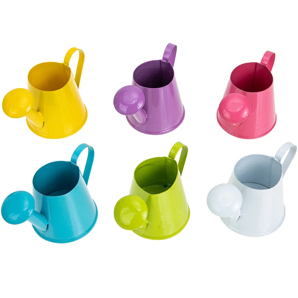 6 Pcs Mini Watering Can Plant Cans Metal Iron Bucket Cute Small Watering Jug for Plants Kids Teaching Tool Home Decor Realistic
6 Pcs Mini Watering Can Plant Cans Metal Iron Bucket Cute Small Watering Jug for Plants Kids Teaching Tool Home Decor Realistic