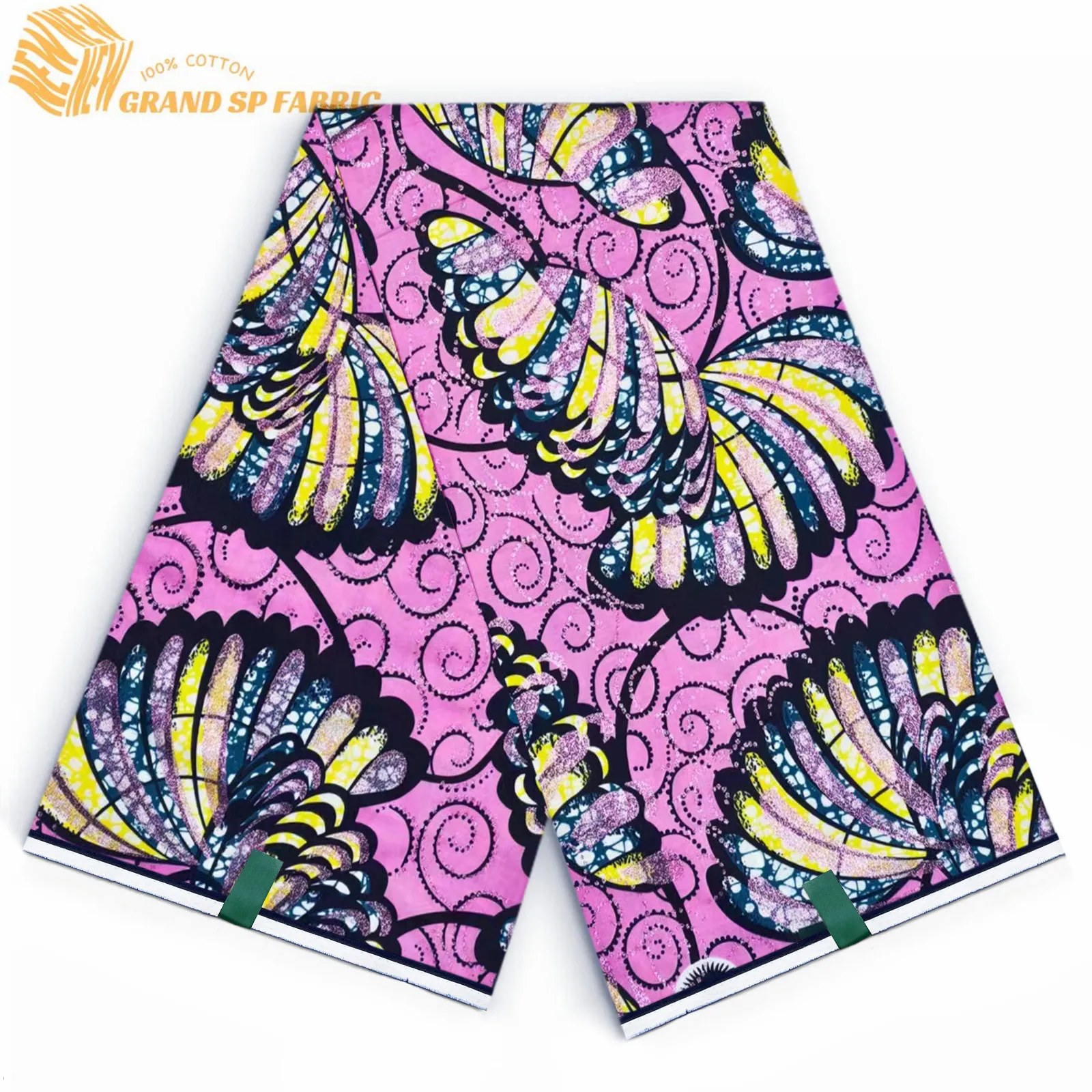 Grand Super Fabric 100% Cotton African Wax Fabric High Quality Wax Print Ankara Fabric For Sewing 6yards Women Fabric VY1211
Grand Super Fabric 100% Cotton African Wax Fabric High Quality Wax Print Ankara Fabric For Sewing 6yards Women Fabric VY1211