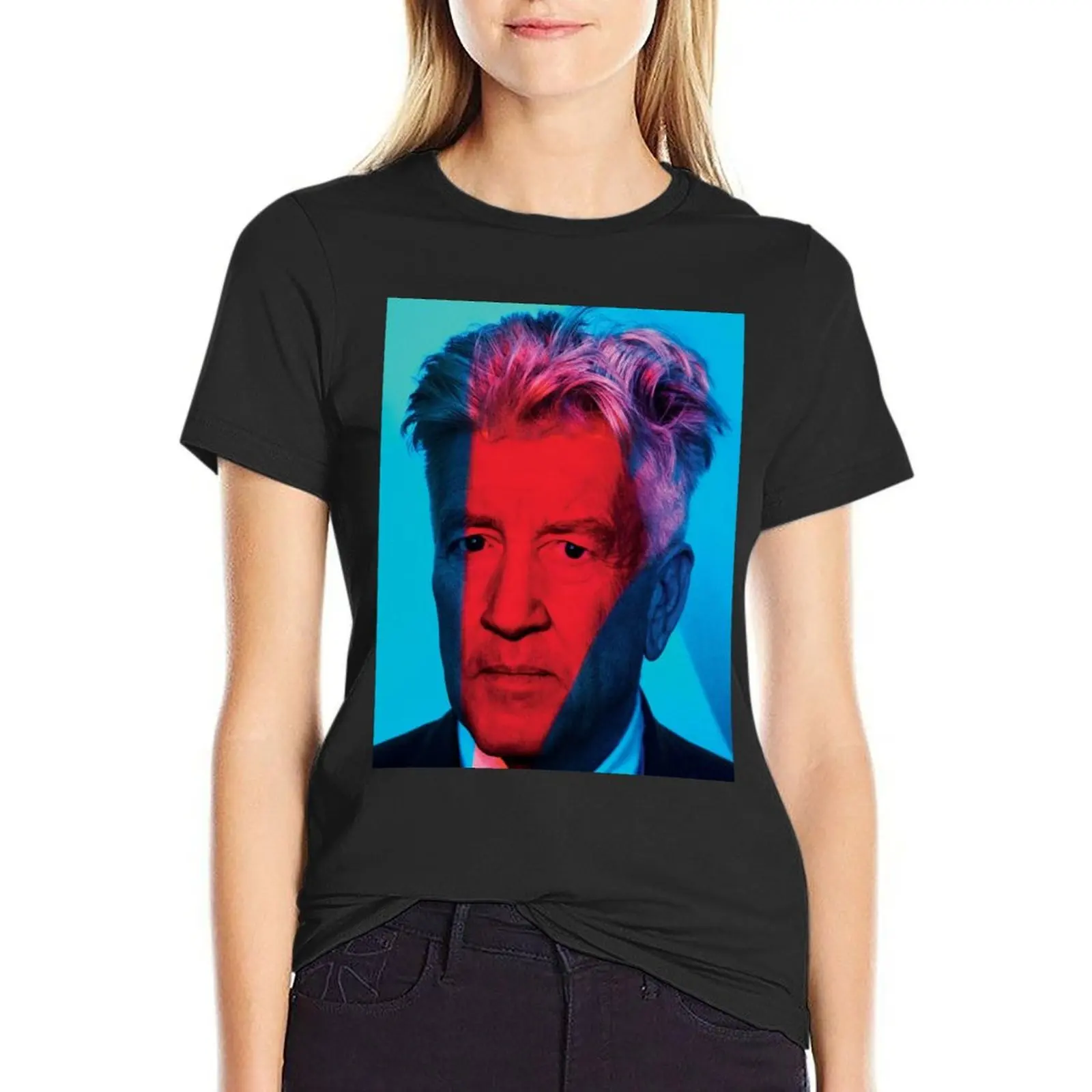 David T-Shirt Short sleeve tee Female clothing Aesthetic clothing plain t shirts for Women
David T-Shirt Short sleeve tee Female clothing Aesthetic clothing plain t shirts for Women
