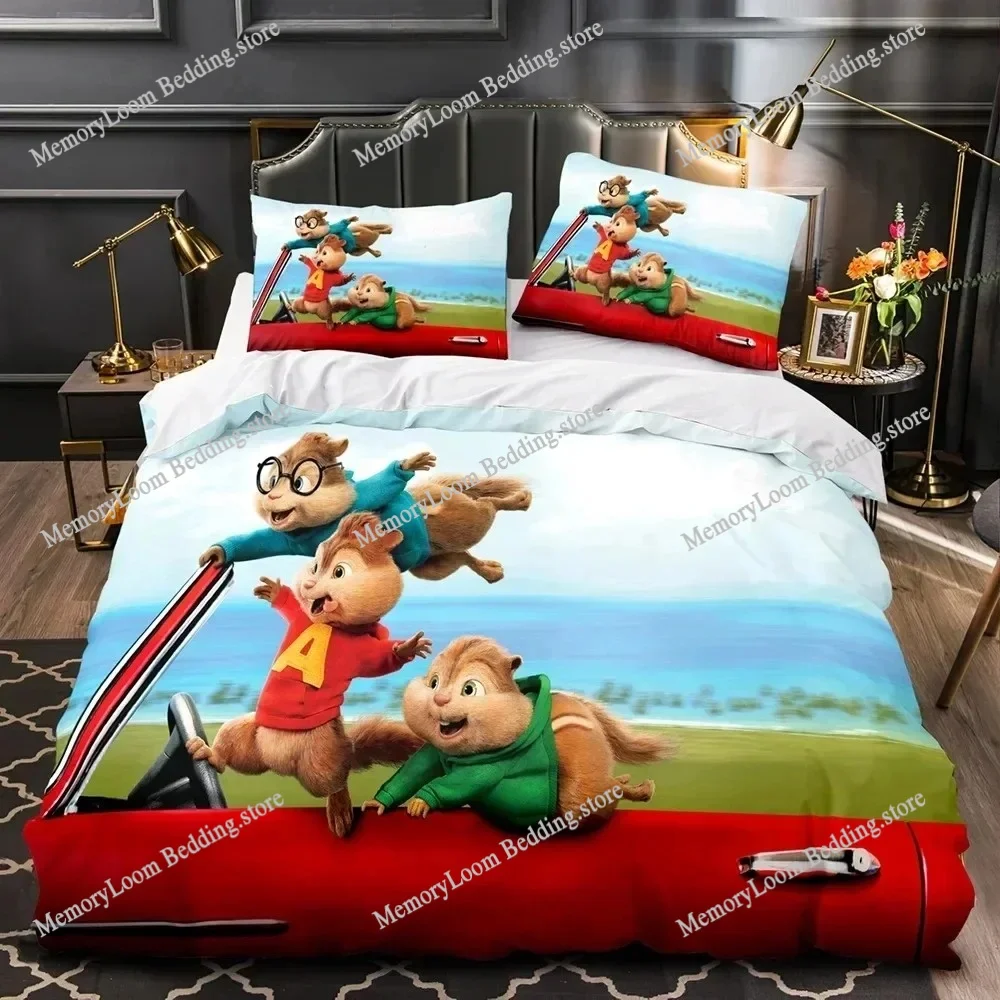 3D Printed Anime Chipmunks Alvin Bedding Set Boys Girls Twin Queen Size Duvet Cover Pillowcase Bed Kids Adult Home Textileextile
3D Printed Anime Chipmunks Alvin Bedding Set Boys Girls Twin Queen Size Duvet Cover Pillowcase Bed Kids Adult Home Textileextile