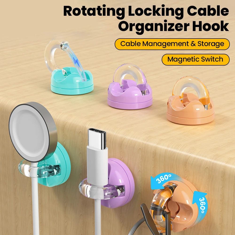Magnetic Cable Clips Adjustable Cord Holder Adhesive Under Desk Organizer Usb Charging Line Winder for Home Office Car Wall
Magnetic Cable Clips Adjustable Cord Holder Adhesive Under Desk Organizer Usb Charging Line Winder for Home Office Car Wall