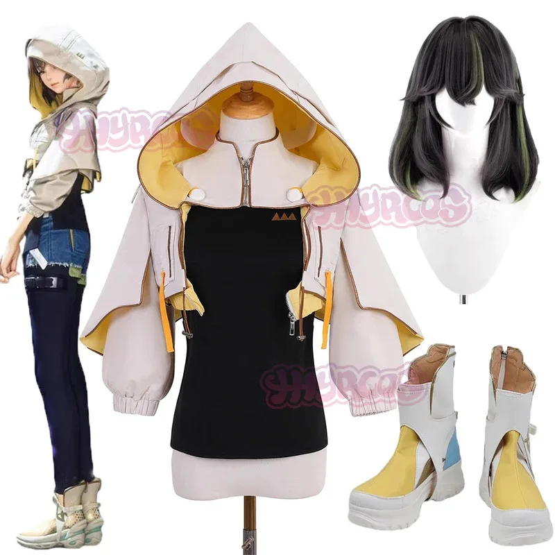 Sphene Wig FF14 Sefina Costume White Coat With Hat Outfit Adult Female Cosplay Halloween Party Shoe dl;1
Sphene Wig FF14 Sefina Costume White Coat With Hat Outfit Adult Female Cosplay Halloween Party Shoe dl;1
