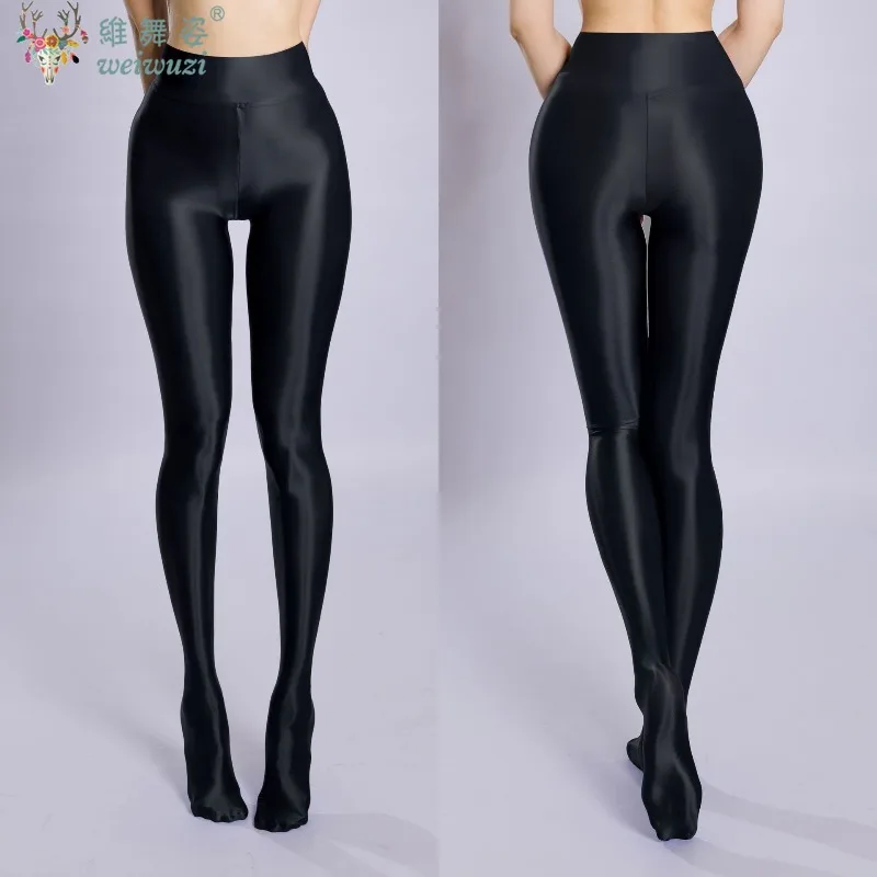 Sexy Women Nylon Oil Glossy Leggings Slim HighWaist Sport Pants Fitness ShinyDance Yoga Pants Stage Performance Elastic Leggings
Sexy Women Nylon Oil Glossy Leggings Slim HighWaist Sport Pants Fitness ShinyDance Yoga Pants Stage Performance Elastic Leggings