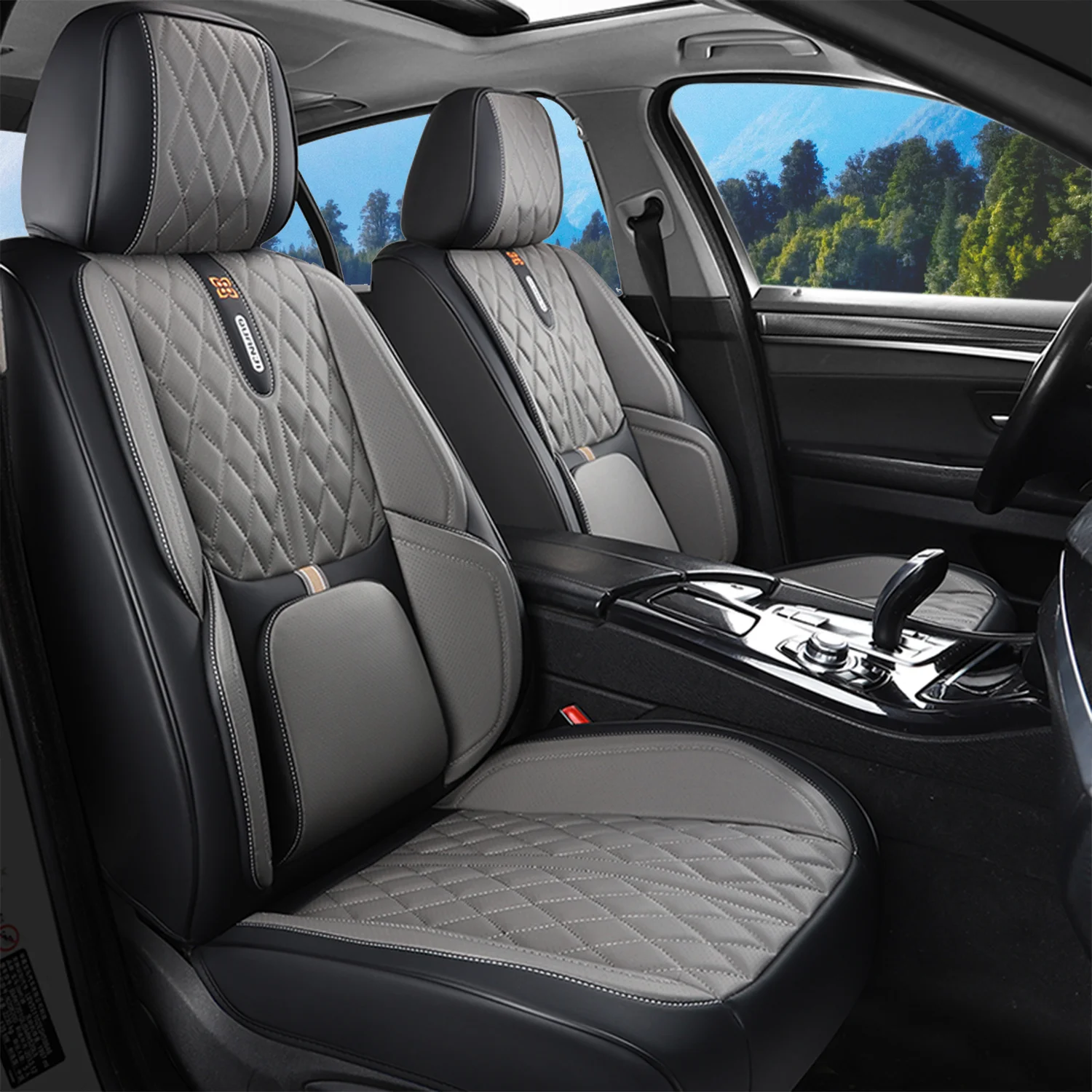Front seat protectors, breathable and comfortable car seat cushions, suitable for all models with split seats
Front seat protectors, breathable and comfortable car seat cushions, suitable for all models with split seats