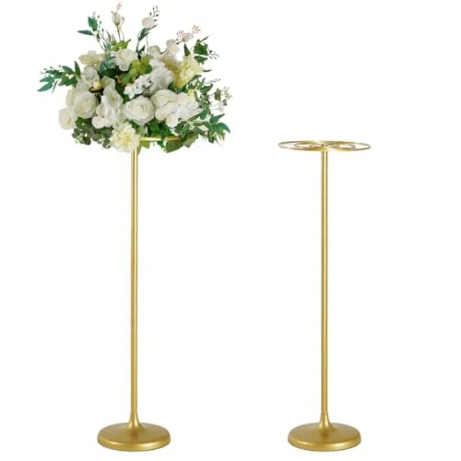 2pcs Tall Wedding Flower Stand 39.37" Wedding Centerpieces for Tables Gold Centerpieces Metal Flower Floor Vase for Party Event
2pcs Tall Wedding Flower Stand 39.37" Wedding Centerpieces for Tables Gold Centerpieces Metal Flower Floor Vase for Party Event