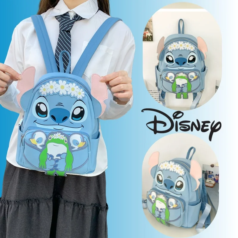 2025 Disney's Cute Cartoon Print Blue Stitch Backpack Cute Street Small Satchel Personalized Backpack Foreign Style Girl
2025 Disney's Cute Cartoon Print Blue Stitch Backpack Cute Street Small Satchel Personalized Backpack Foreign Style Girl