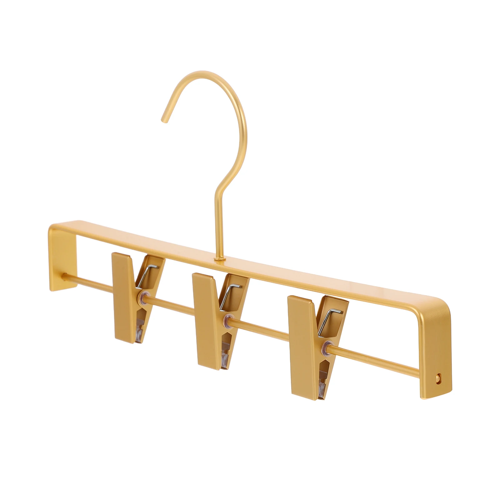 Clothes Hangers Pants Rack for Trousers Space Saving Jeans Adjustable Clip Golden
Clothes Hangers Pants Rack for Trousers Space Saving Jeans Adjustable Clip Golden
