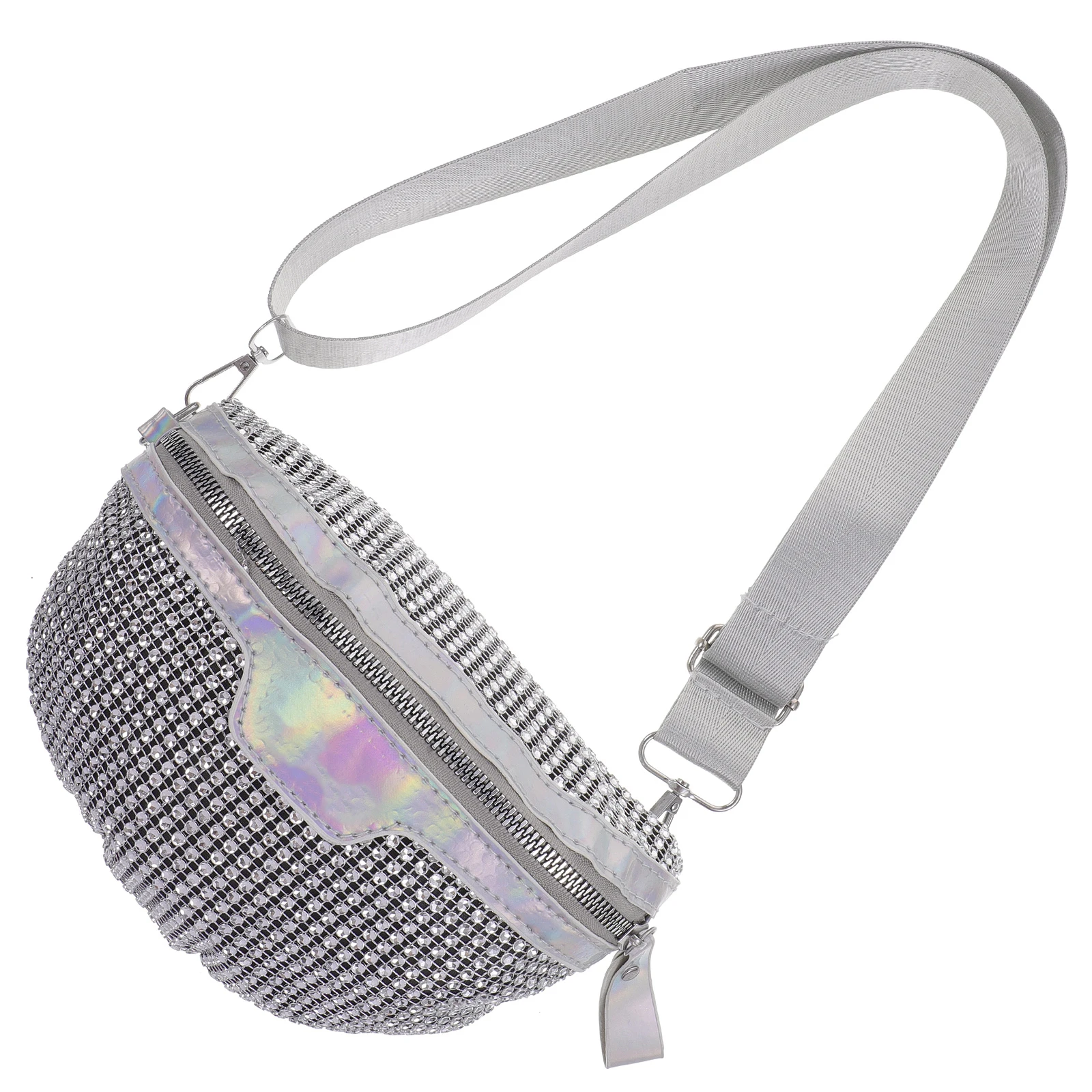 Rhinestone Silver Bum Bag Crossbody Chest Party Belt Women Purse Shiny Waist Bag Lightweight Travel Work School Fanny Pack
Rhinestone Silver Bum Bag Crossbody Chest Party Belt Women Purse Shiny Waist Bag Lightweight Travel Work School Fanny Pack