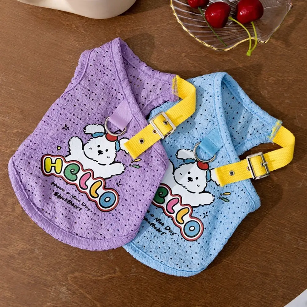 Pet Supplies Polyester Dog Vest Breathable Cute Dog Thin T-Shirt Cartoon Lightweight Puppy Clothes Cats
Pet Supplies Polyester Dog Vest Breathable Cute Dog Thin T-Shirt Cartoon Lightweight Puppy Clothes Cats