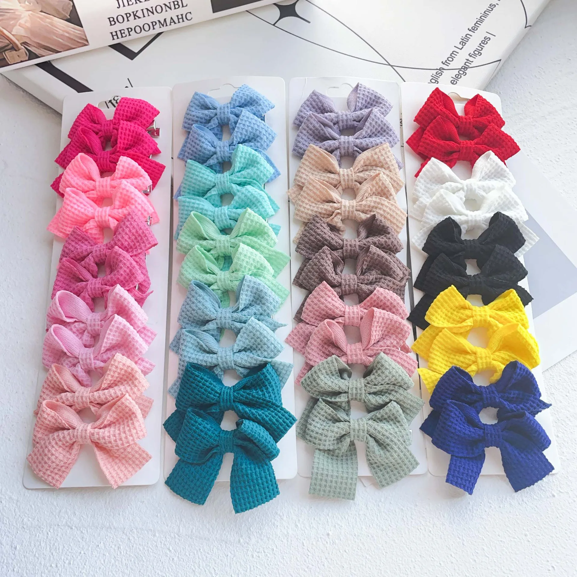 10pcs Bean and Cotton Hair Clips Macaron Solid Color Bow Women Girl Butterfly Cute Headwear Trendy Hairgrip Hair Accessories
10pcs Bean and Cotton Hair Clips Macaron Solid Color Bow Women Girl Butterfly Cute Headwear Trendy Hairgrip Hair Accessories