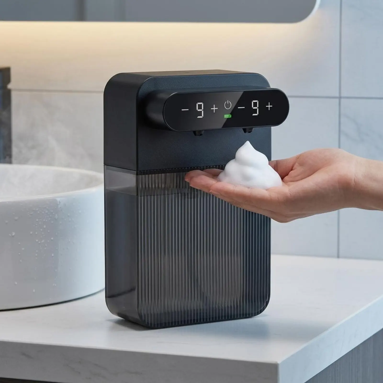 Dual Head Soap Dispenser Adjustable Foam Output Touchless Foaming Dispenser for Kitchen
Dual Head Soap Dispenser Adjustable Foam Output Touchless Foaming Dispenser for Kitchen