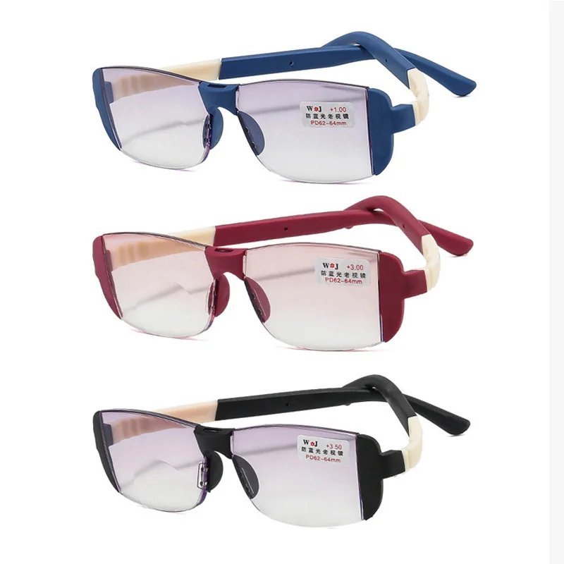TR Magnetic Therapy Multifocal Rimless Anti-Blue Bifocal Reading Glasses Unisex Double Light Vision Care Presbyopia Eyeglasses
TR Magnetic Therapy Multifocal Rimless Anti-Blue Bifocal Reading Glasses Unisex Double Light Vision Care Presbyopia Eyeglasses
