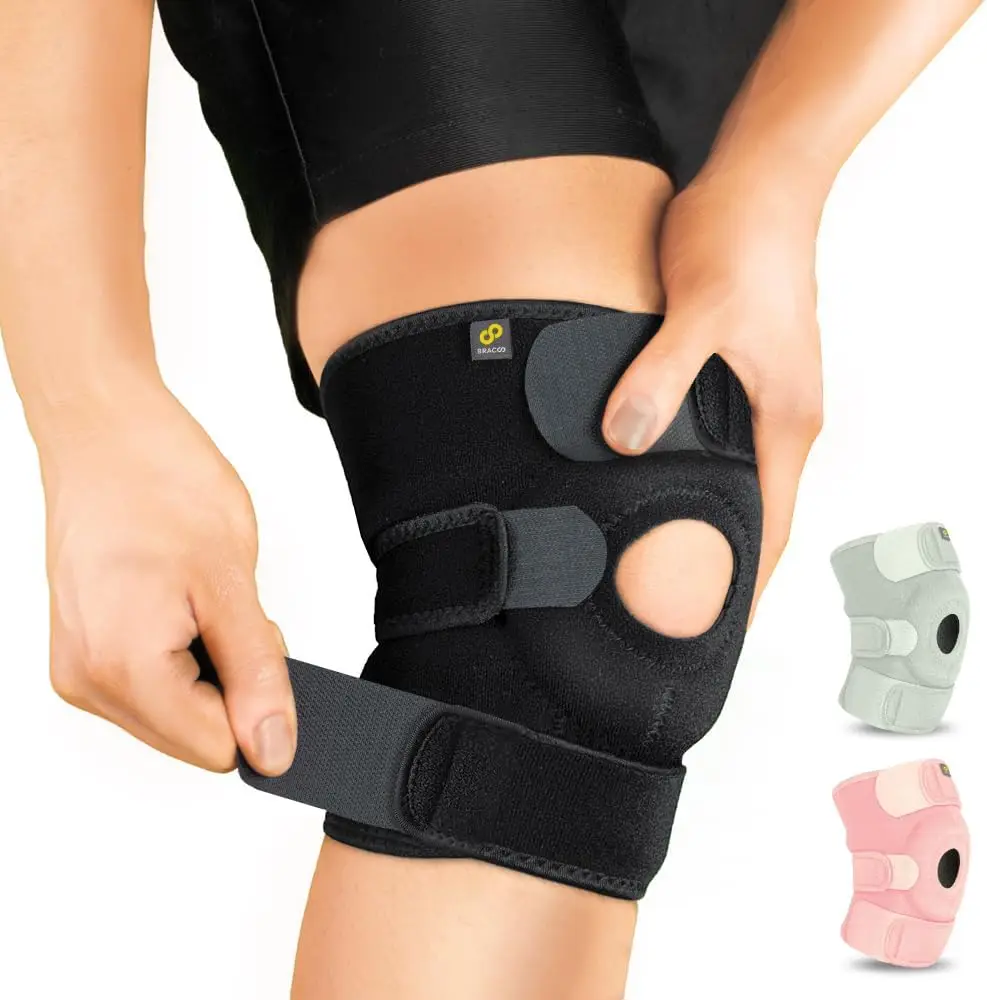 Adjustable Knee Support Brace for Men Women, Compression Sleeve with Patellar Pad, Arthritis Pain Relief, Meniscus Tear Recovery, Running Workout
Adjustable Knee Support Brace for Men Women, Compression Sleeve with Patellar Pad, Arthritis Pain Relief, Meniscus Tear Recovery, Running Workout