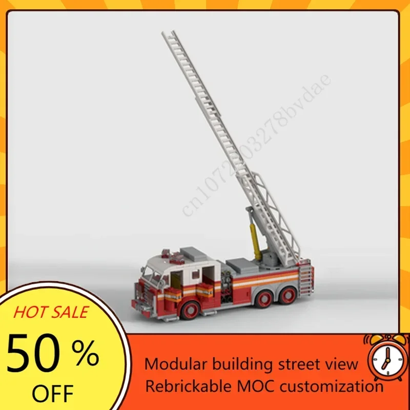 436 шт., высокотехнологичные механические MOC, автомобиль NYFD, лестница, грузовик, пожарная машина, электроинженерная модель автомобиля, наборы строительных блоков, игрушки
436 шт., высокотехнологичные механические MOC, автомобиль NYFD, лестница, грузовик, пожарная машина, электроинженерная модель автомобиля, наборы строительных блоков, игрушки