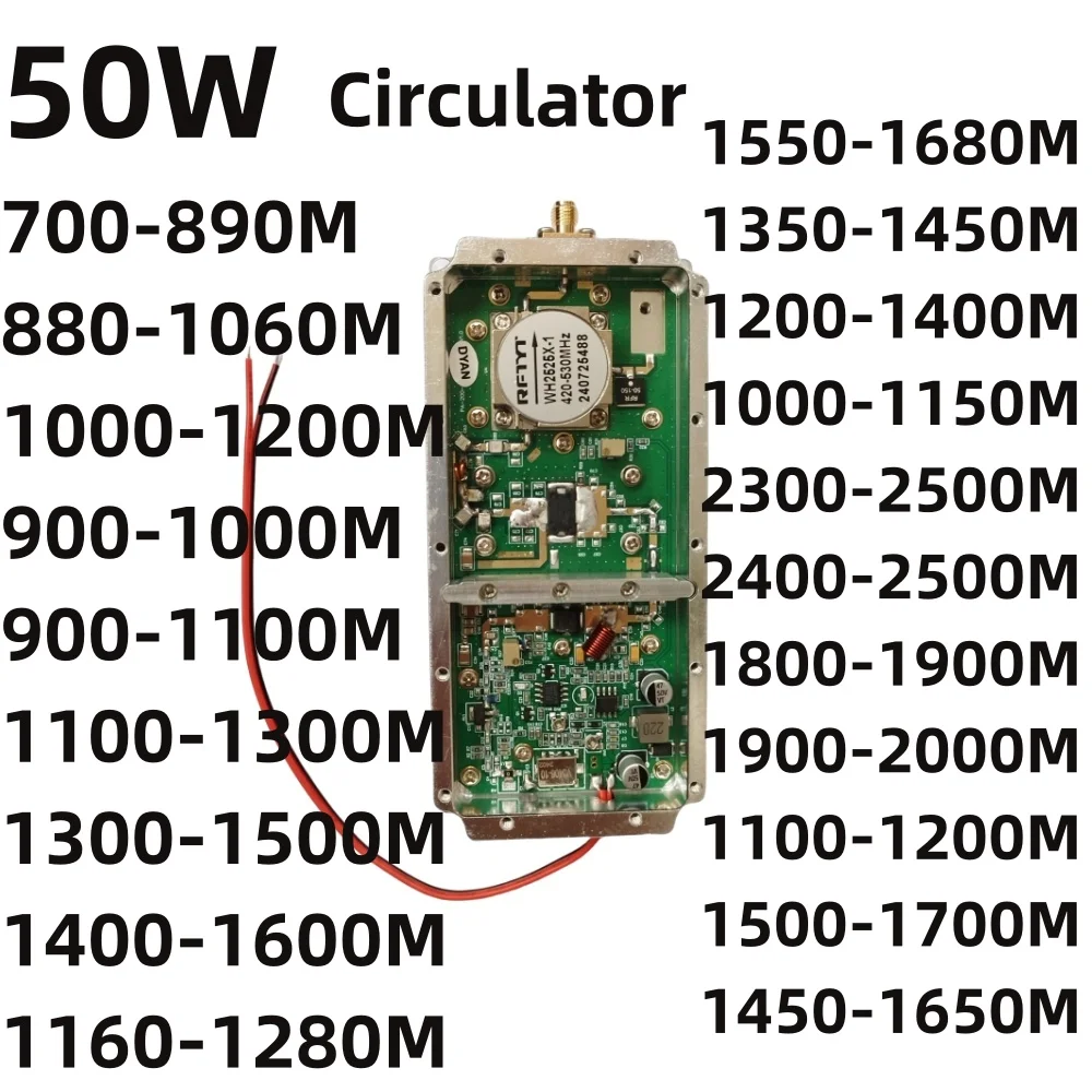 50w NEW Circulator protector amplifier700-890MHZ880-1060MHZ100-1200MHZ900-1000MHZ 1100-1300MHZ1300-1500RFMHZNOISE GENERATOR MULD
50w NEW Circulator protector amplifier700-890MHZ880-1060MHZ100-1200MHZ900-1000MHZ 1100-1300MHZ1300-1500RFMHZNOISE GENERATOR MULD
