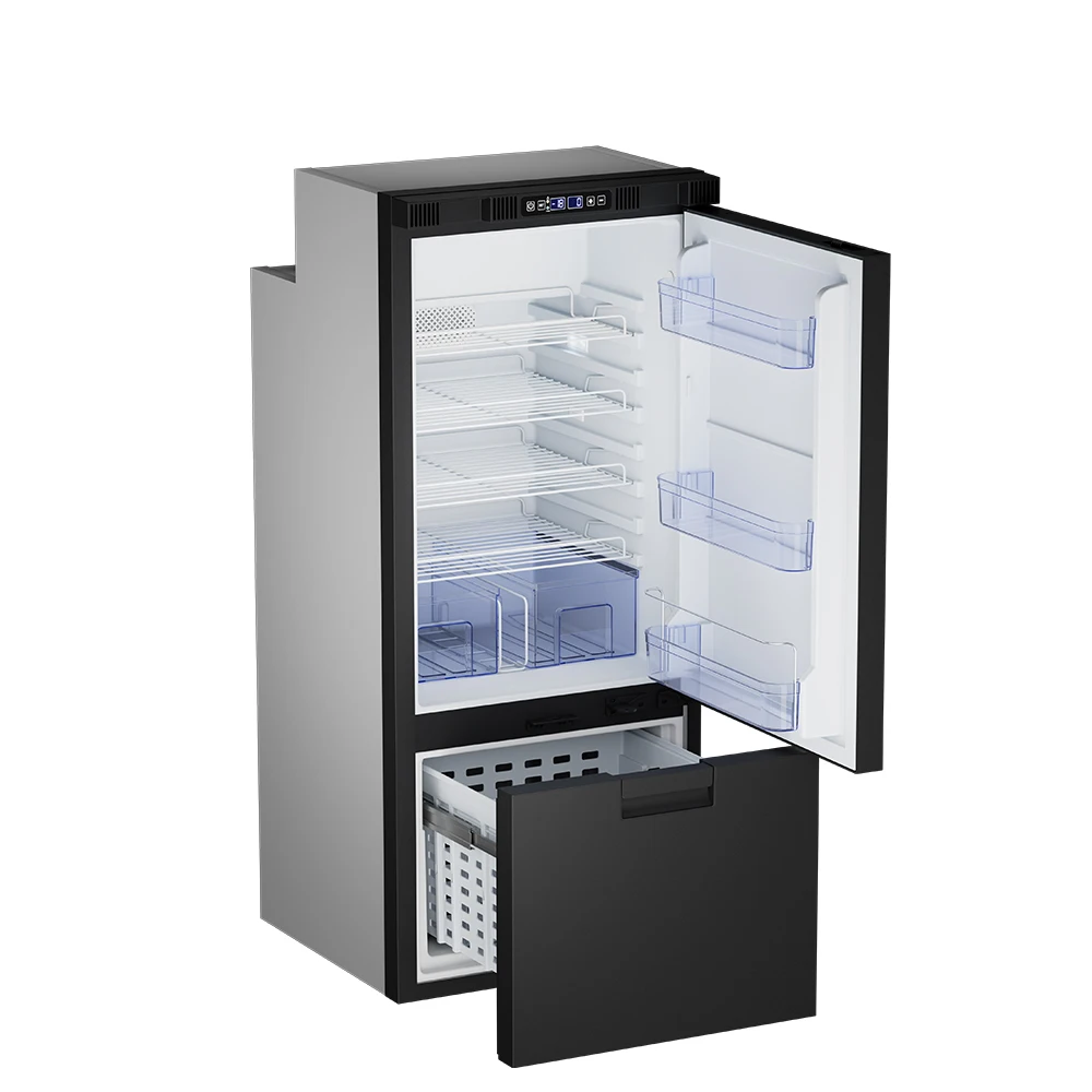 Fast Cooling 177L Compressor RV Refrigerator Campervan Motorhome DC 12V 24V Silent Fridge Dual Zone Freezer
Fast Cooling 177L Compressor RV Refrigerator Campervan Motorhome DC 12V 24V Silent Fridge Dual Zone Freezer