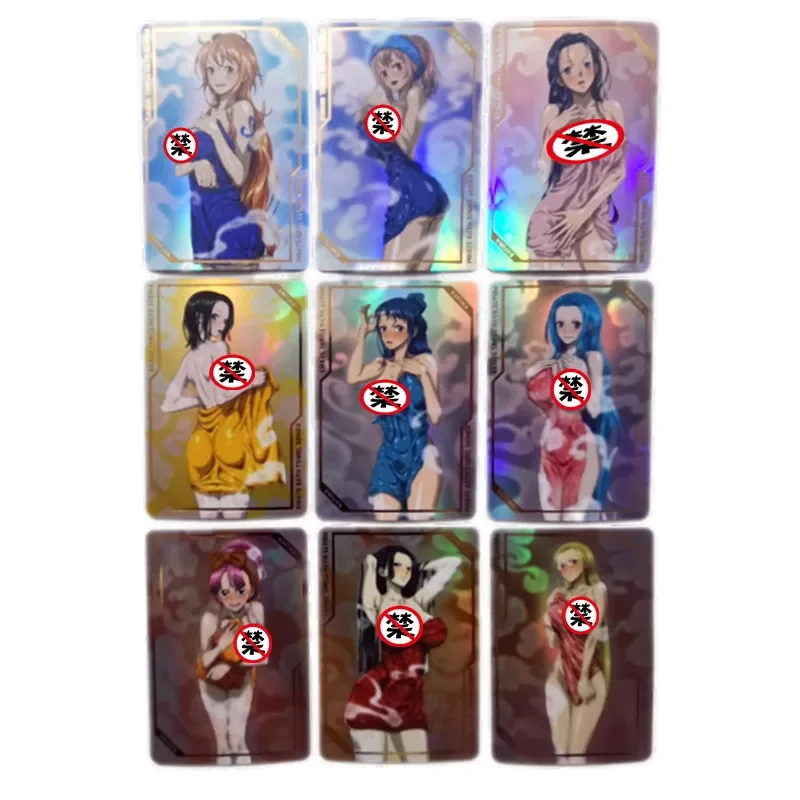 9Pcs/set Homemade Anime One Piece Nami Robin Hancock Short Skirt Sexy Nude Card Heroine Toy Gift Game DIY Collection Card
9Pcs/set Homemade Anime One Piece Nami Robin Hancock Short Skirt Sexy Nude Card Heroine Toy Gift Game DIY Collection Card