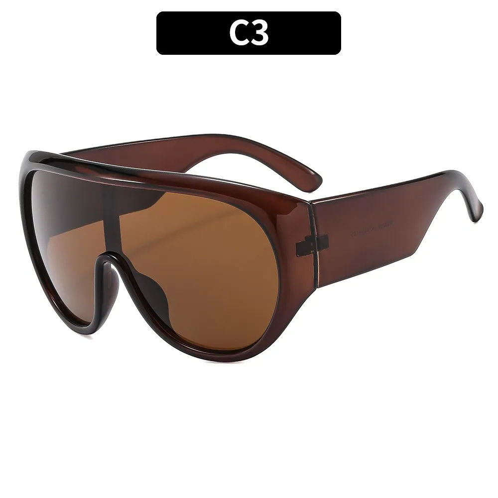 Inteated One-Piece Sunglasses ex Large Frame Sun Glasses for Dancing Cross-Border Men's Sle Square Face round Face
Inteated One-Piece Sunglasses ex Large Frame Sun Glasses for Dancing Cross-Border Men's Sle Square Face round Face