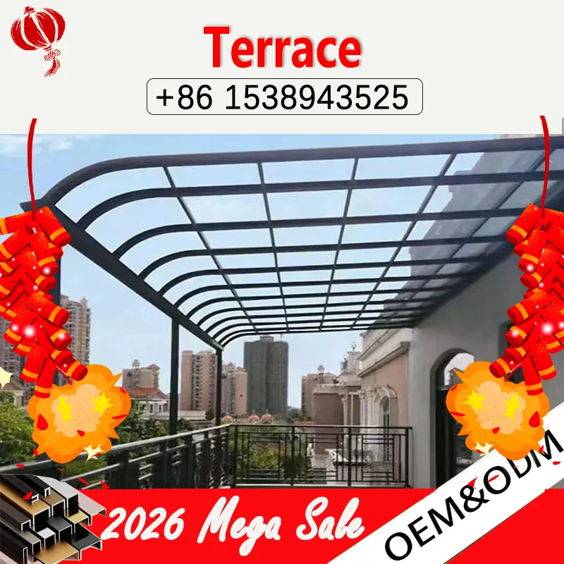 Aluminum Alloy Canopy Eaves Sunshade Outdoor Rainproof Silent Sun Room Endurance Board Villa Shed UV Resistant Heavy Duty
Aluminum Alloy Canopy Eaves Sunshade Outdoor Rainproof Silent Sun Room Endurance Board Villa Shed UV Resistant Heavy Duty