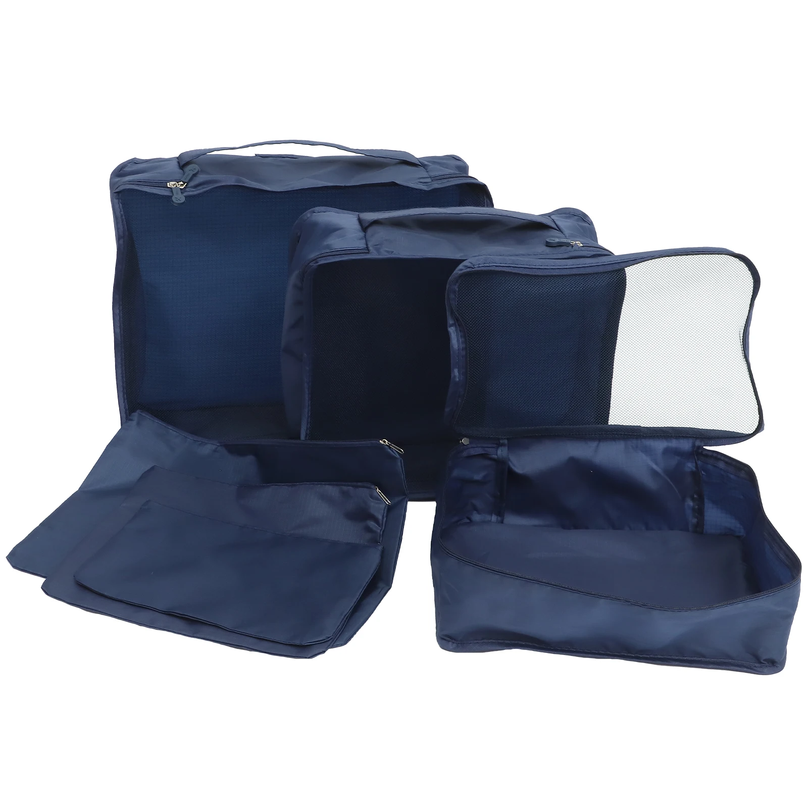 6pcs Boxes Foldable Clothes Bags Large Capacity Luggage Wardrobe ganizer Black Window Design Navy Container Storage Bag
6pcs Boxes Foldable Clothes Bags Large Capacity Luggage Wardrobe ganizer Black Window Design Navy Container Storage Bag