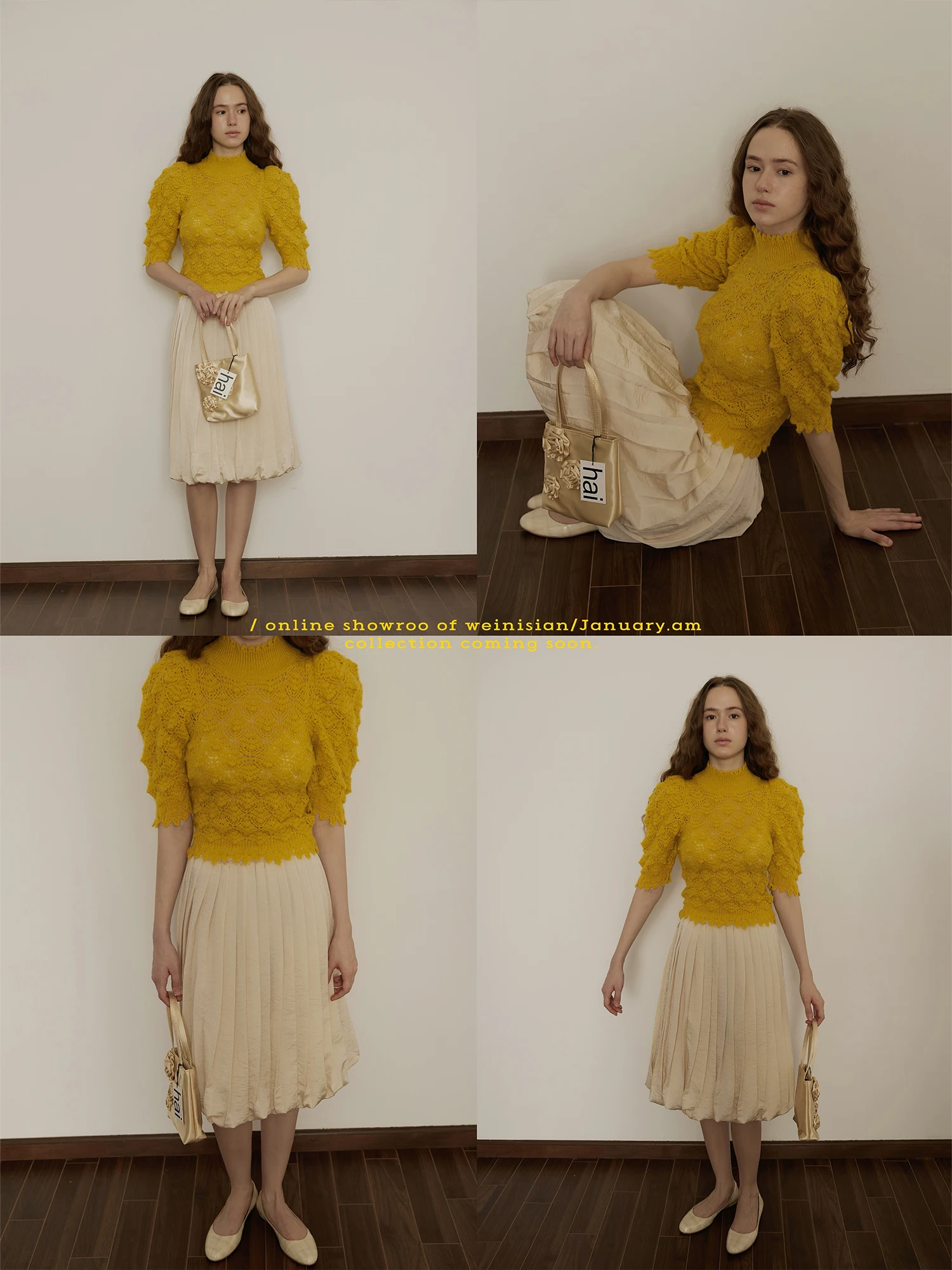Unique Design Elastic Waist Pleated Lantern Half Skirt Women's Fashion Spring Collection Standard Fit Polyester Nylon Blend
Unique Design Elastic Waist Pleated Lantern Half Skirt Women's Fashion Spring Collection Standard Fit Polyester Nylon Blend