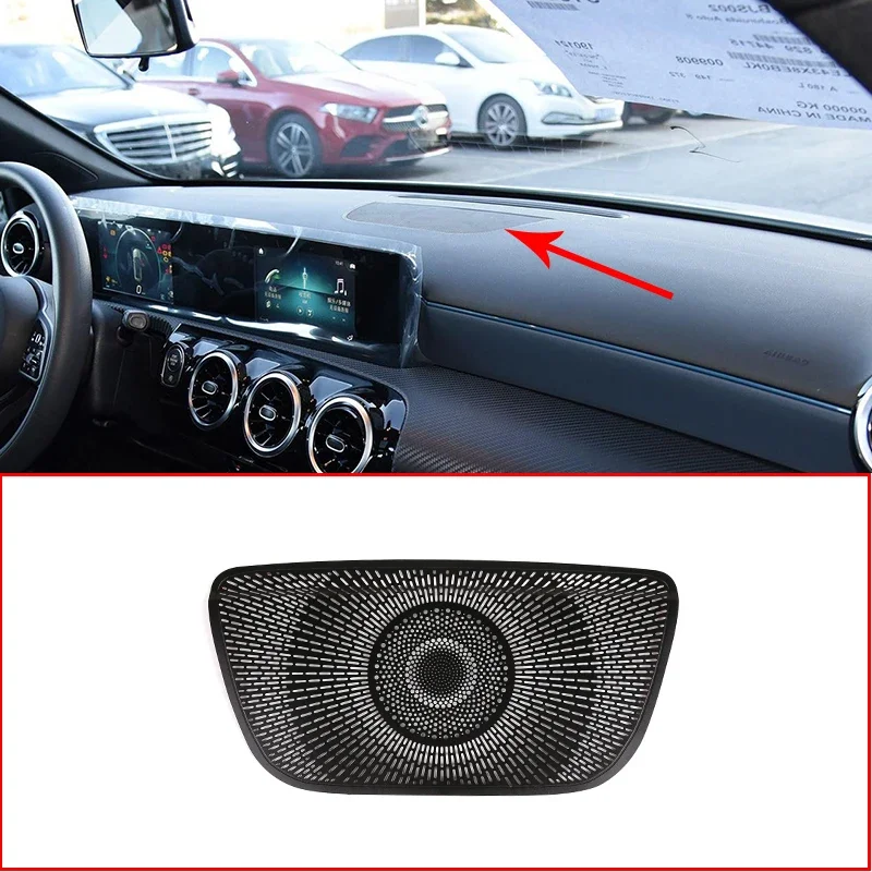 For Mercedes benz A Class W177 V177 A180 A200 2019 2020 Aluminum Alloy Black Car Dashboard Speaker Cover Trim Accessories
For Mercedes benz A Class W177 V177 A180 A200 2019 2020 Aluminum Alloy Black Car Dashboard Speaker Cover Trim Accessories